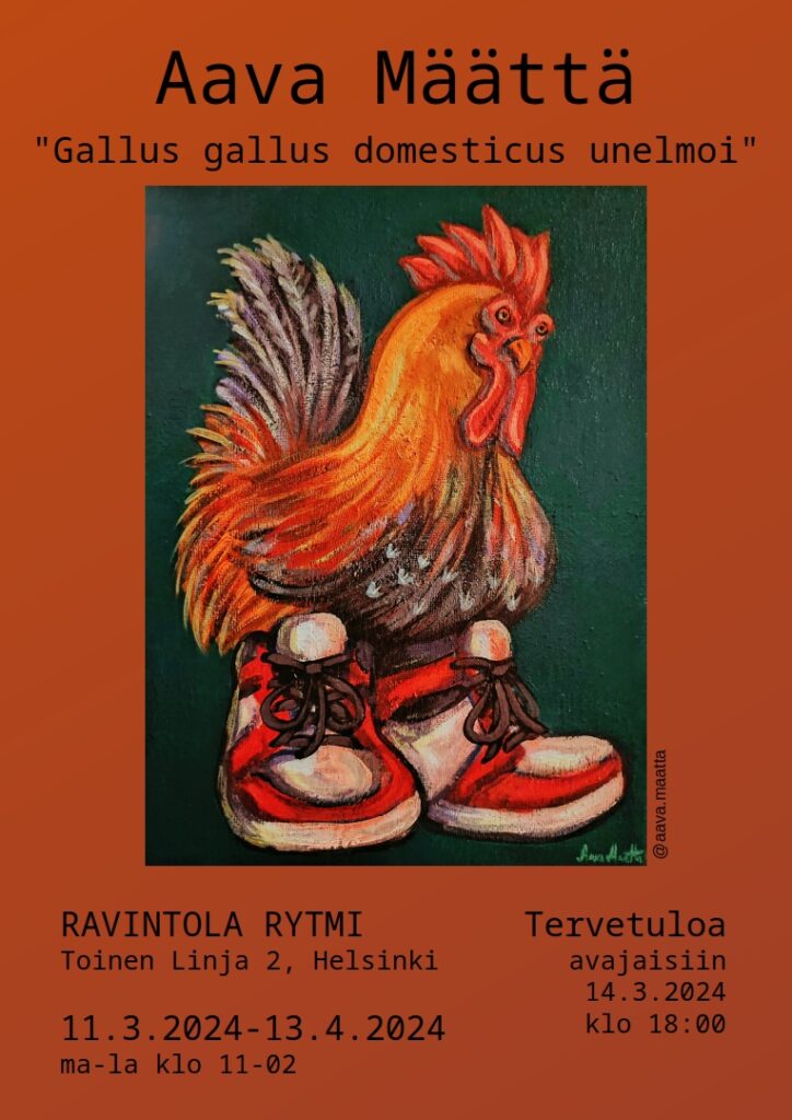 Näyttelyn mainosjuliste