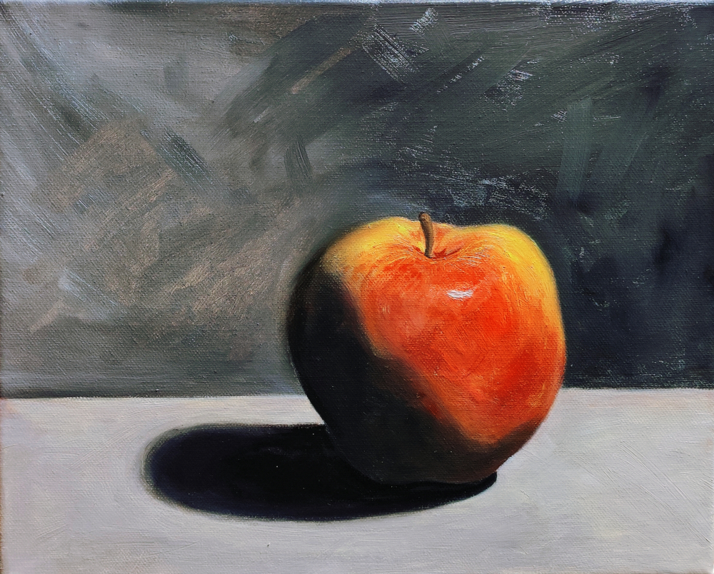 Asetelma 4, öljyväri